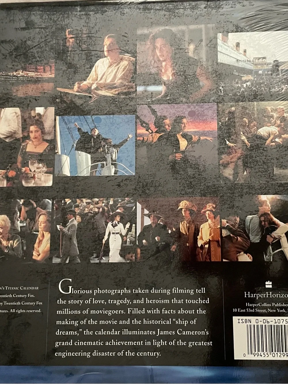 1999 Titantic Movie Wall Calendar - collector item.  Still in plastic.